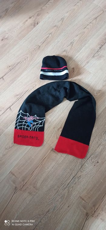 Écharpe et Bonnet Spider-Man 6 ans