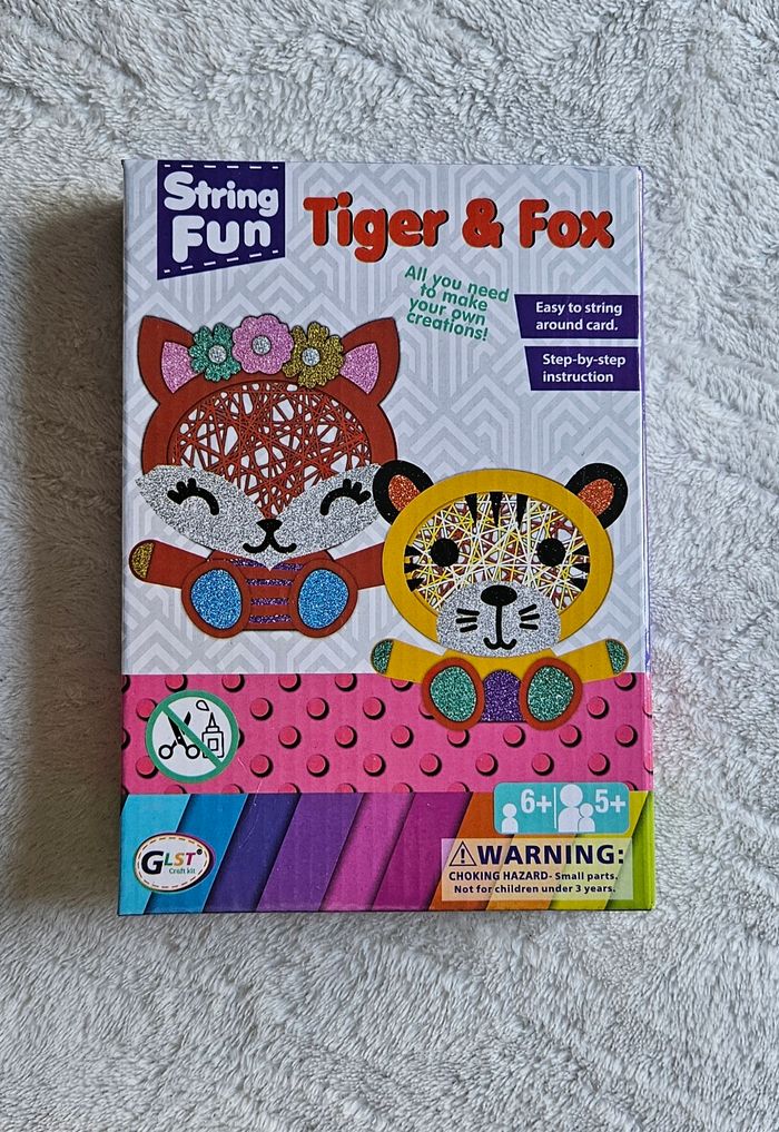 Animaux a lacer tigre et renard