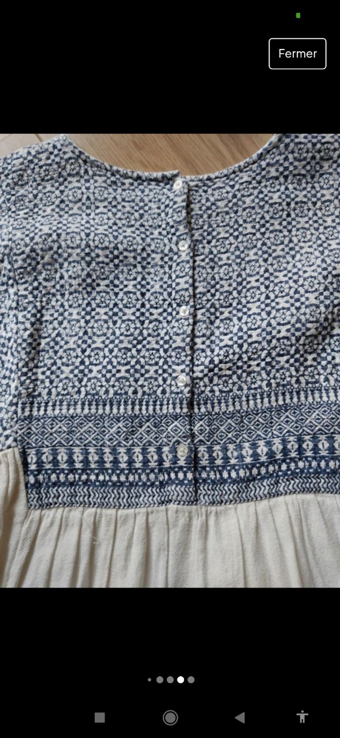 🇬🇷 Robe Mango bleue et blanche 13/14 ans 🇬🇷 - photo numéro 6