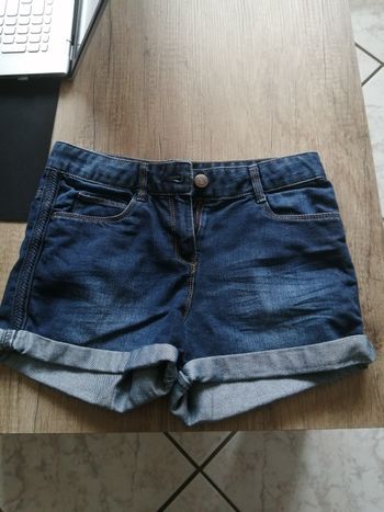 Short en jean fille