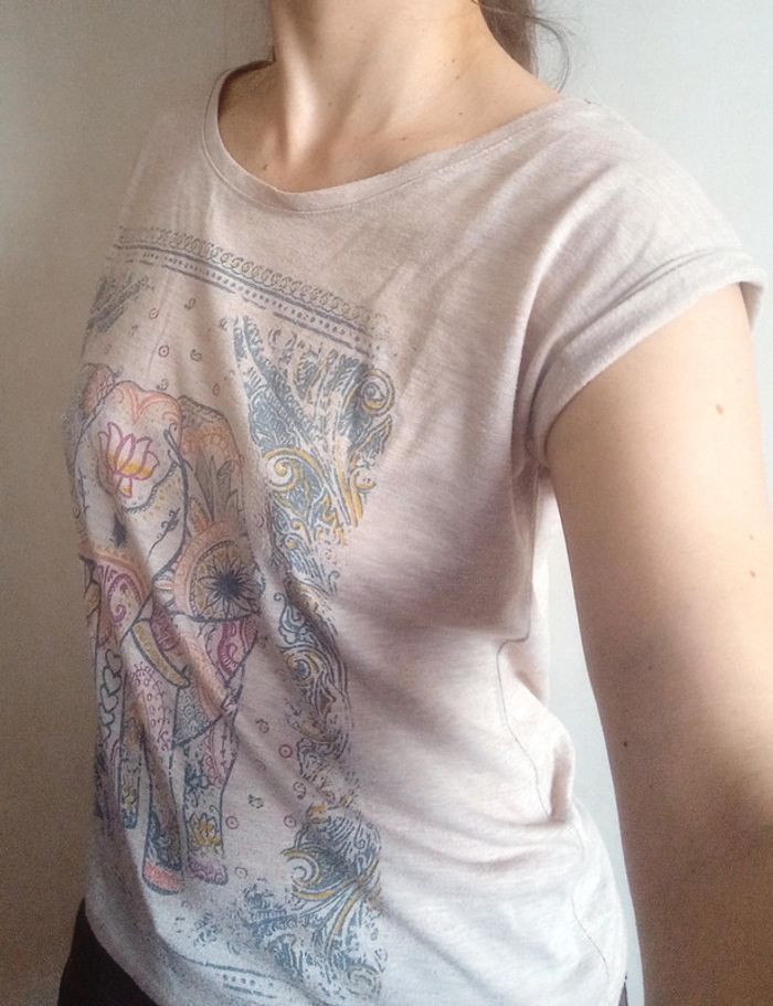 T-shirt Dolls T38 rose pâle
