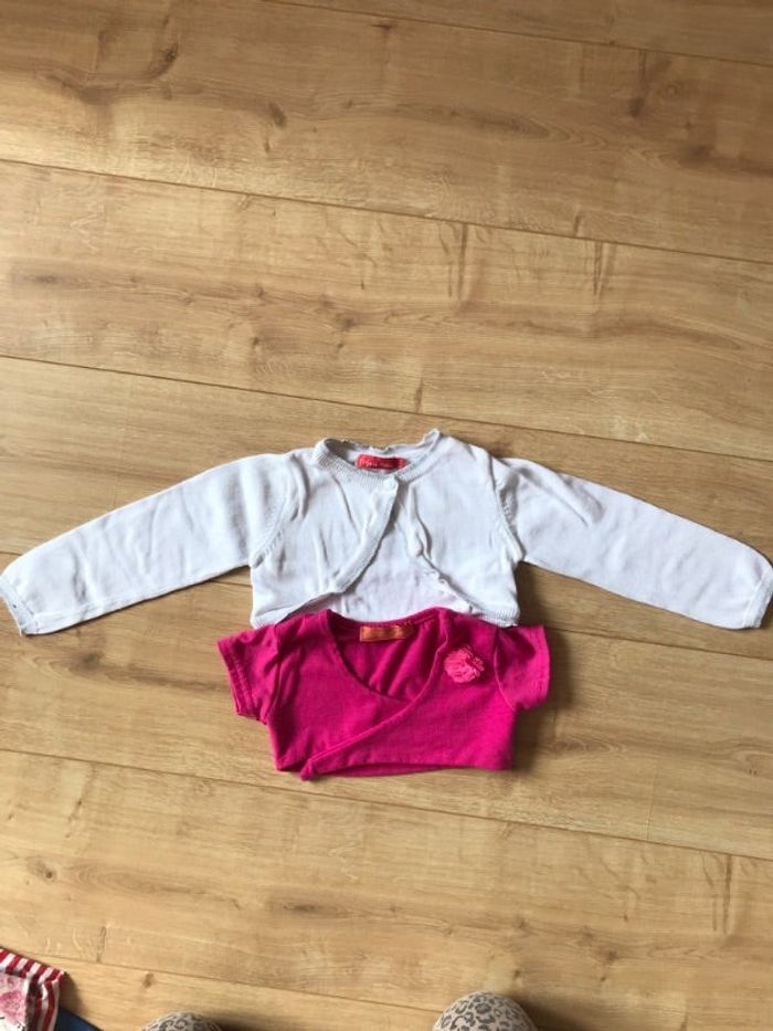 Lot de deux gilets court