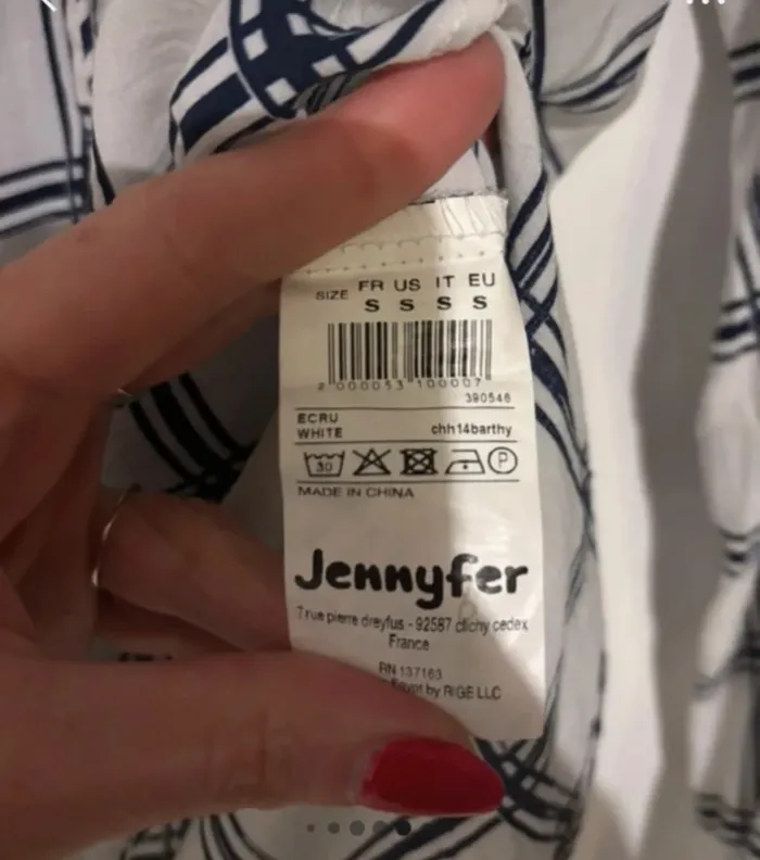 Chemise à carreaux Jennyfer taille 36-S - photo numéro 8