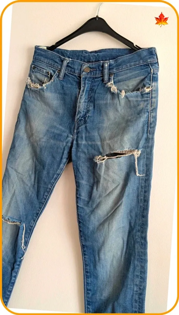 Jeans Levi's 508 destroy homme 40 - photo numéro 3