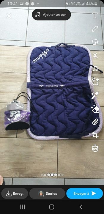 Tapis accessoires d'équitation poney