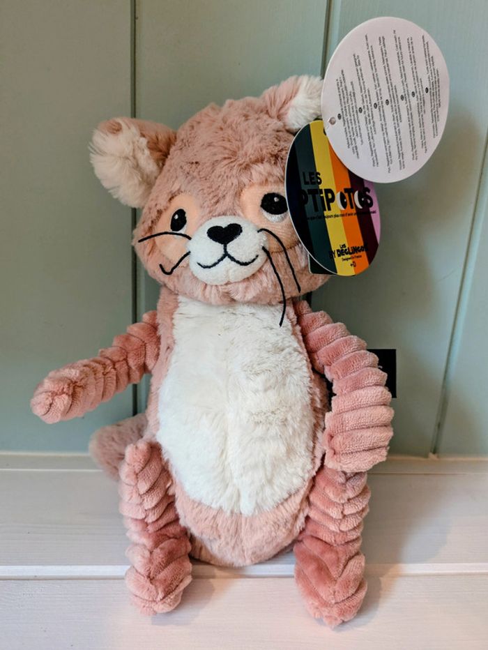 Déglingos Ptipotos raton laveur rose