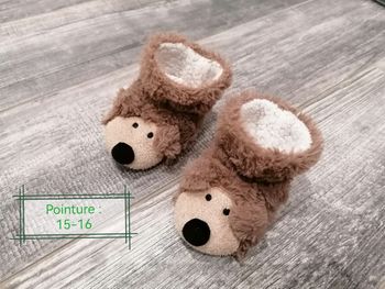 Chaussons fourrés bébé