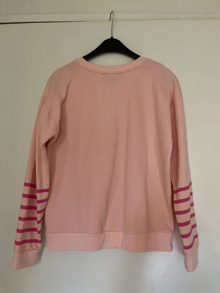 Sweat rose « marinière » - photo numéro 6