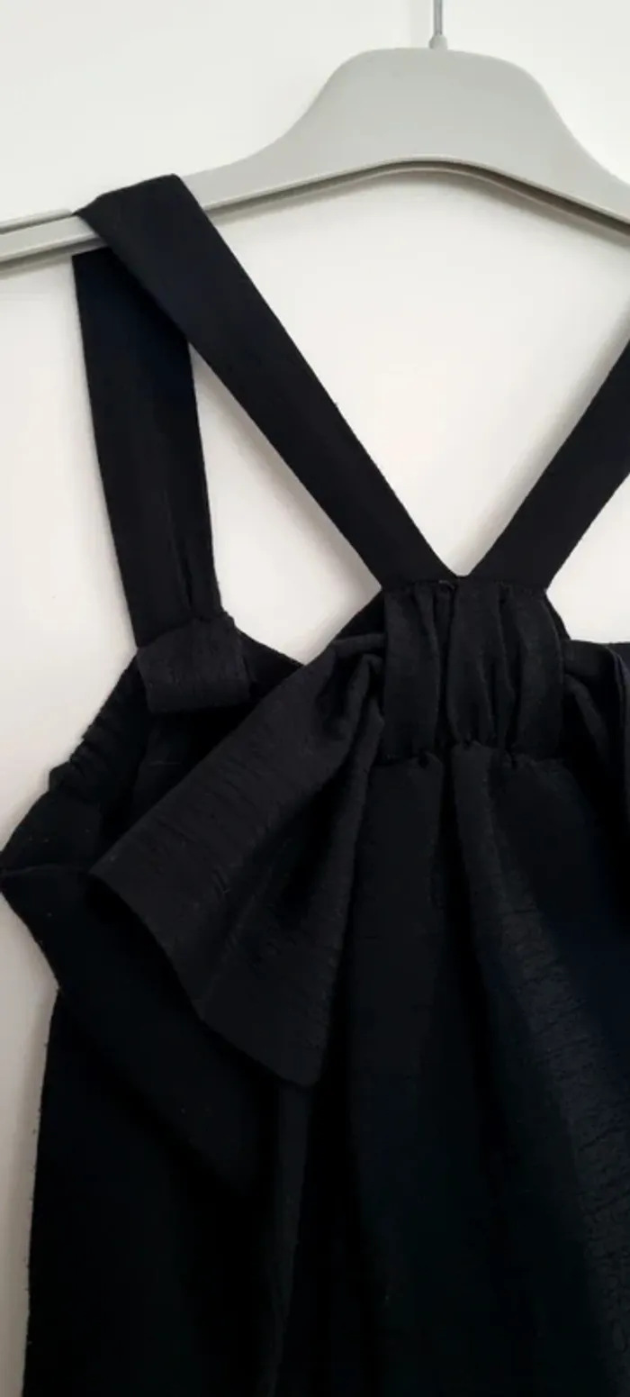 Robe noire courte claudie pierlot noeud 38 - photo numéro 5