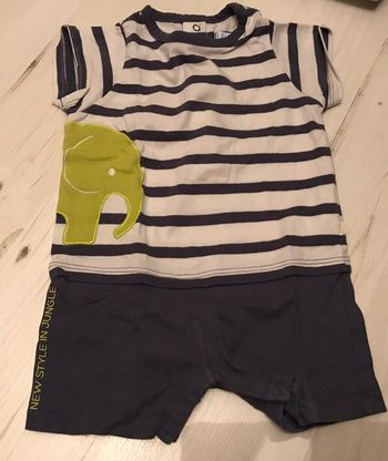 Body short 6 mois 67 cm excellent état Obaibi