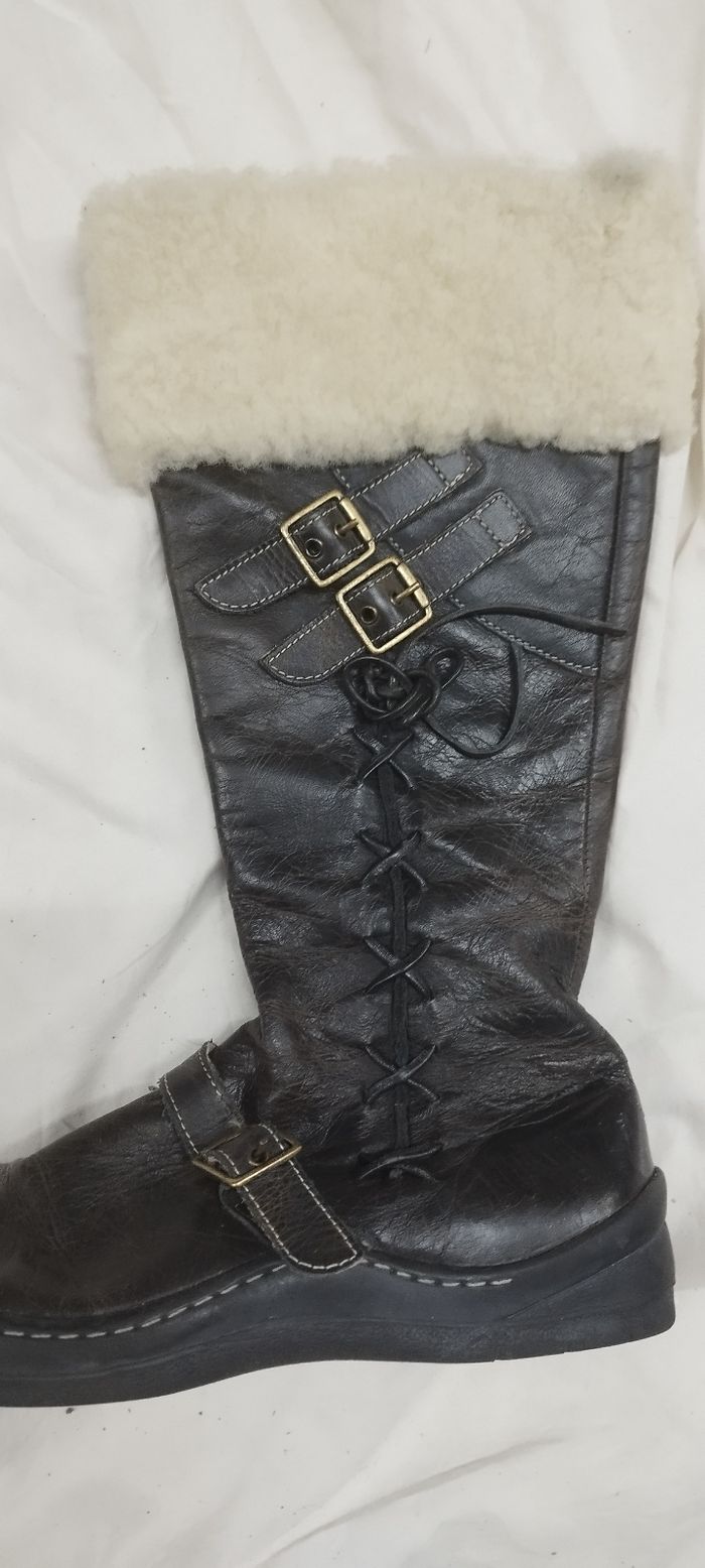 Bottes marron fourrées 36 - photo numéro 2