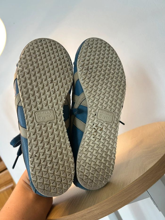 Onitsuka Tiger Mexico 66 – Bleu & Beige Vintage – Taille 36 - photo numéro 8