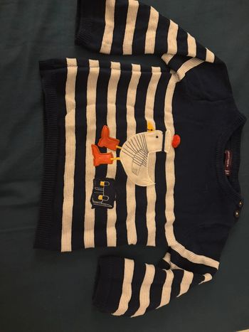 Pull bébé fille T24 mois Sergent Major