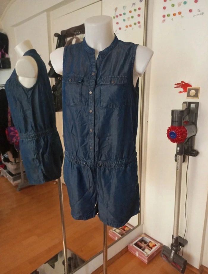 Combishort en jean