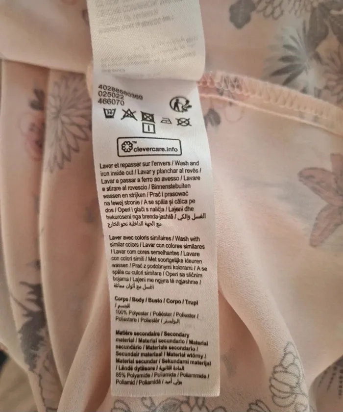 Très belle blouse en dentelle et imprimé floral - Gémo - Taille 38/40 - photo numéro 8