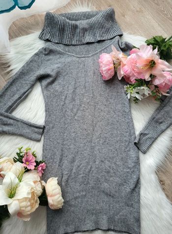 Robe col roulé taille unique