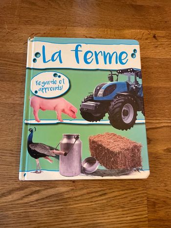 Livre cartonné La ferme Regarde et apprends !
