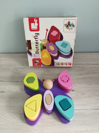 Puzzle en bois papillon
