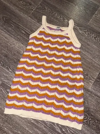 robe crochet tape à l’œil 8 ans