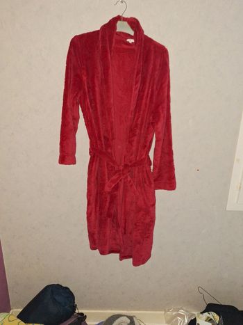 Robe de chambre rouge la redoute 38