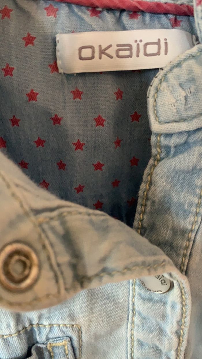 Chemise en jeans Okaïdi taille six ans - photo numéro 9
