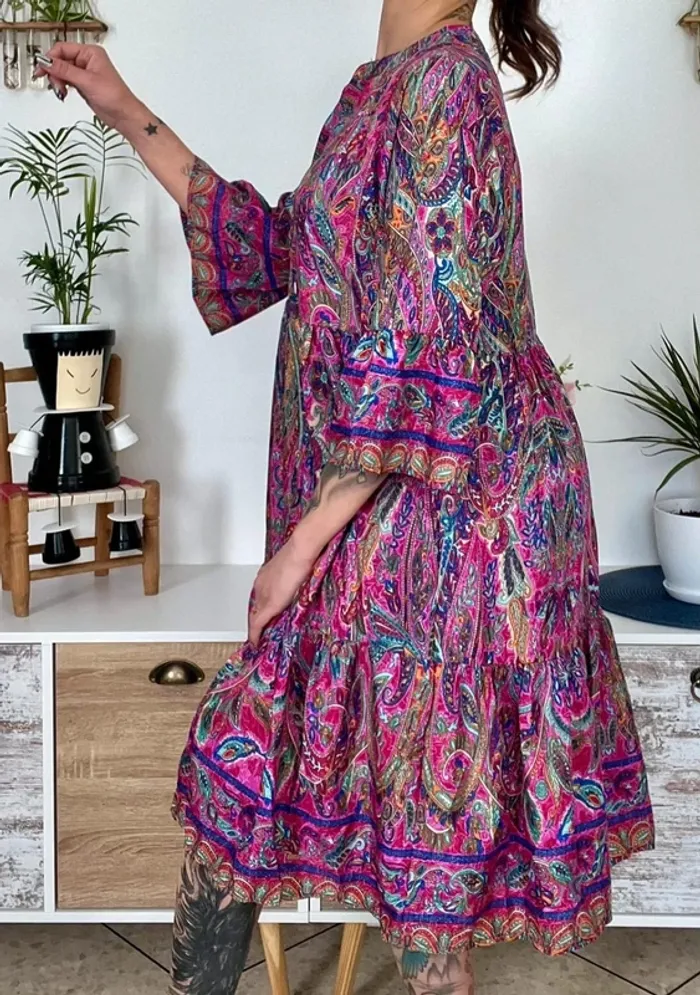 SOLDE Robe bohème taille S/M - sweet girl - neuf - photo numéro 3