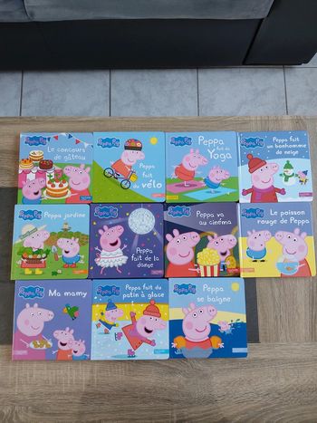 11 livres Peppa Pig cartonné