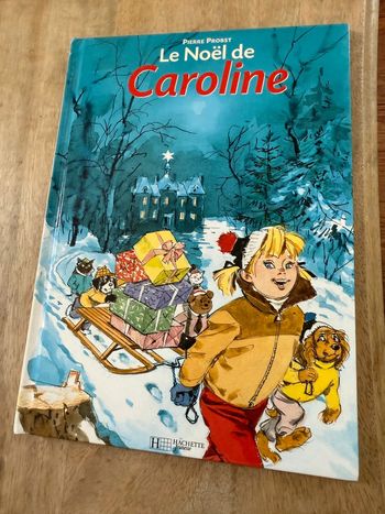 Le Noël de Caroline livre bd album de collection rare jolis dessins