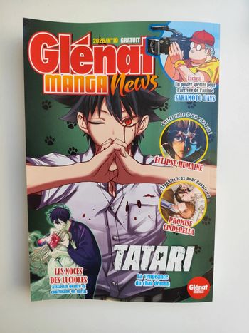 Tatari : La Vengeance du Chat Démon – Manga News Glénat 2025 (n°10)
