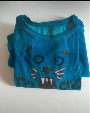 Pyjama Hiver deux pièces bon état garçon taille 8 ans couleur bleu