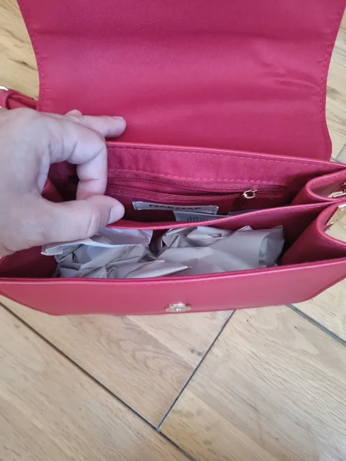 Sac besace rouge - photo numéro 2
