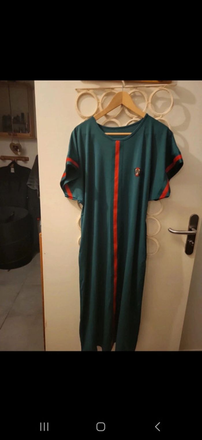 Robe longue verte