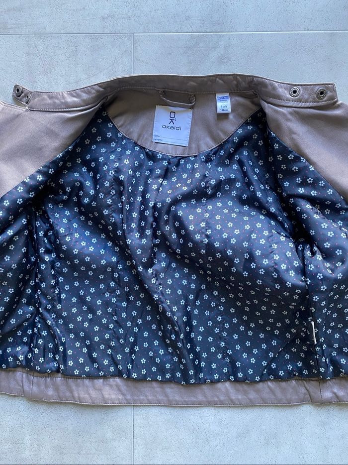 Veste en simili cuir Okaidi 6 ans - photo numéro 4