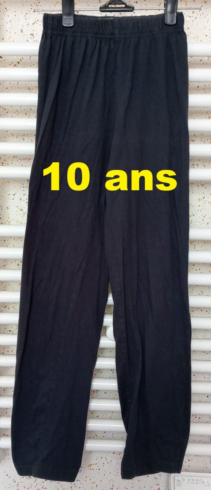 Pantalon de pyjama gris foncé NPO Taille 10 ans