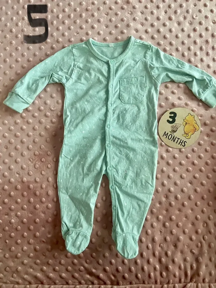 Lot de 15 pyjamas 3 mois - photo numéro 6