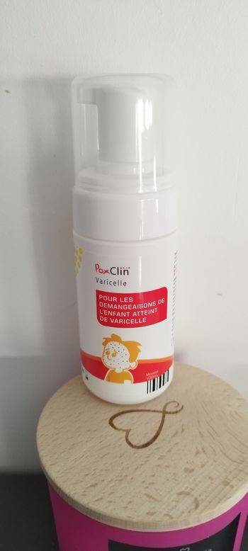 Gel douche varicelle pox clin