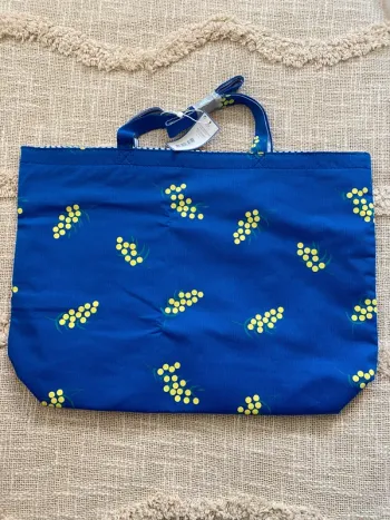Petit sac cabas Jacadi bleu et jaune