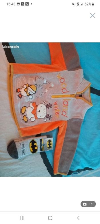 Lot pull et chaussettes