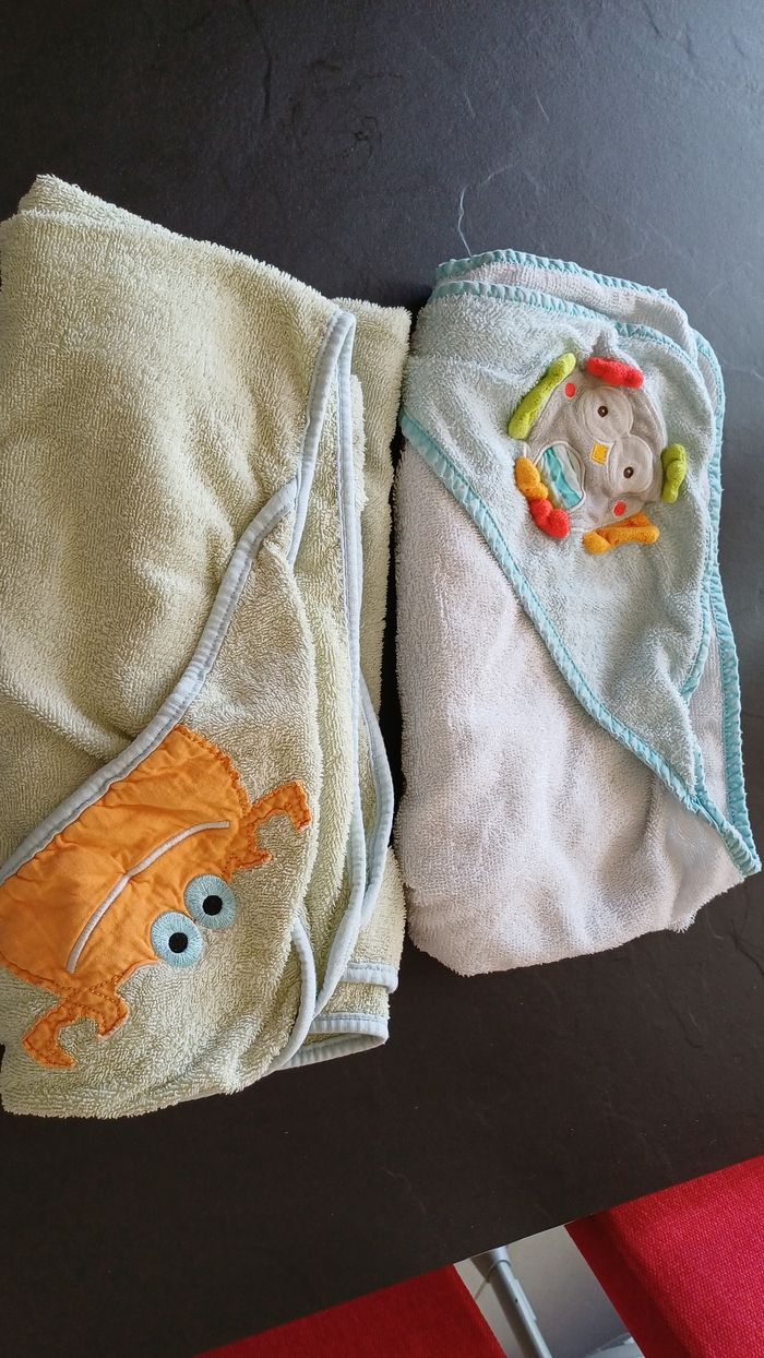 Lot de 2 sorties de bain