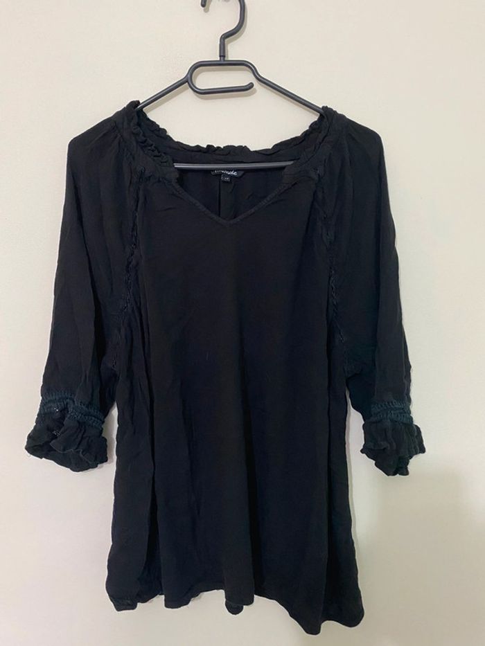 Blouse noire MS Mode taille 48