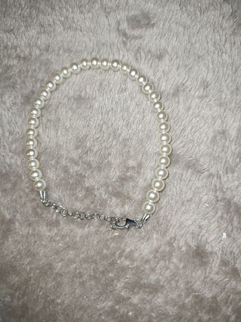 Bracelet perle d'eau douce /synthétique acier