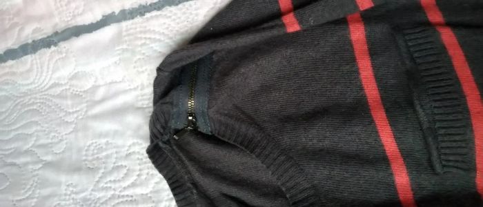 Pull long à rayures avec poche et fermeture éclair gris femme 3 suisses - photo numéro 11