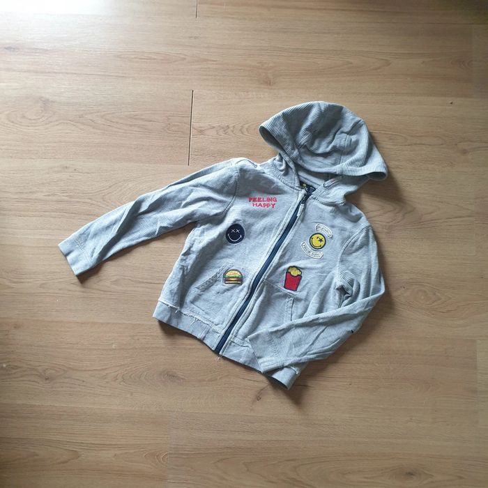💚 Gilet zippé 10 ans Smiley #emyfleury_10ansgarçon