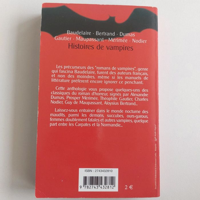 Livre - Histoires de vampires - photo numéro 2
