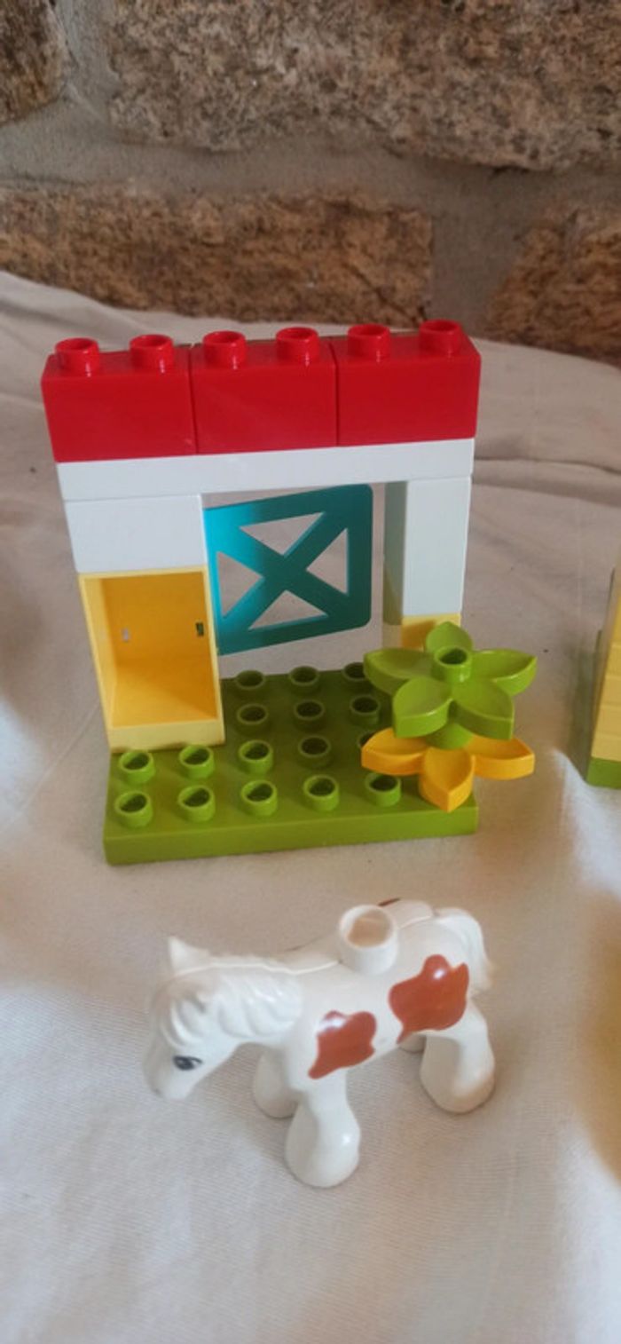 Écurie lego duplo avec chevaux - photo numéro 4