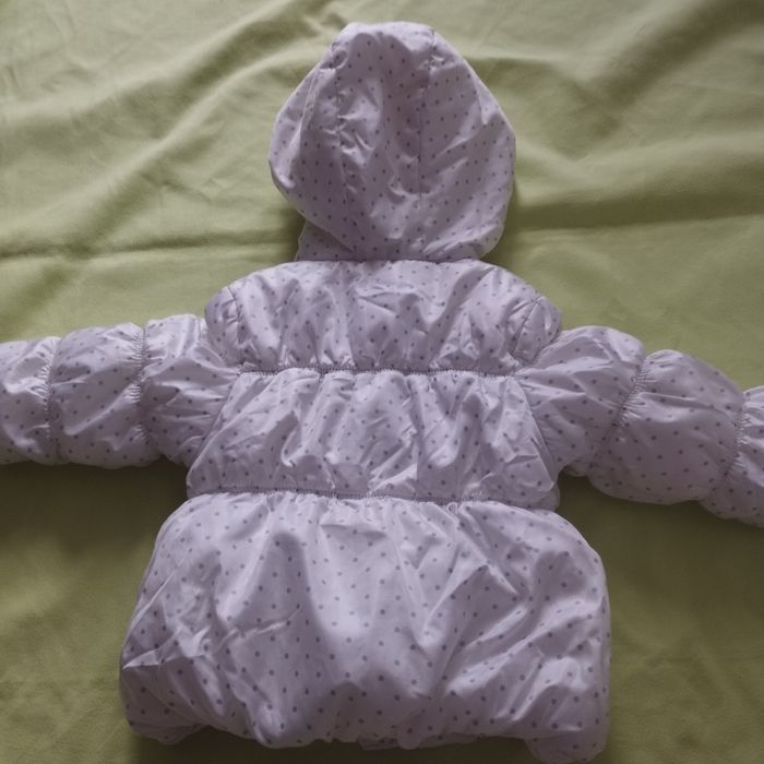 Manteau capuche fourré pour bébé 6mois - photo numéro 4