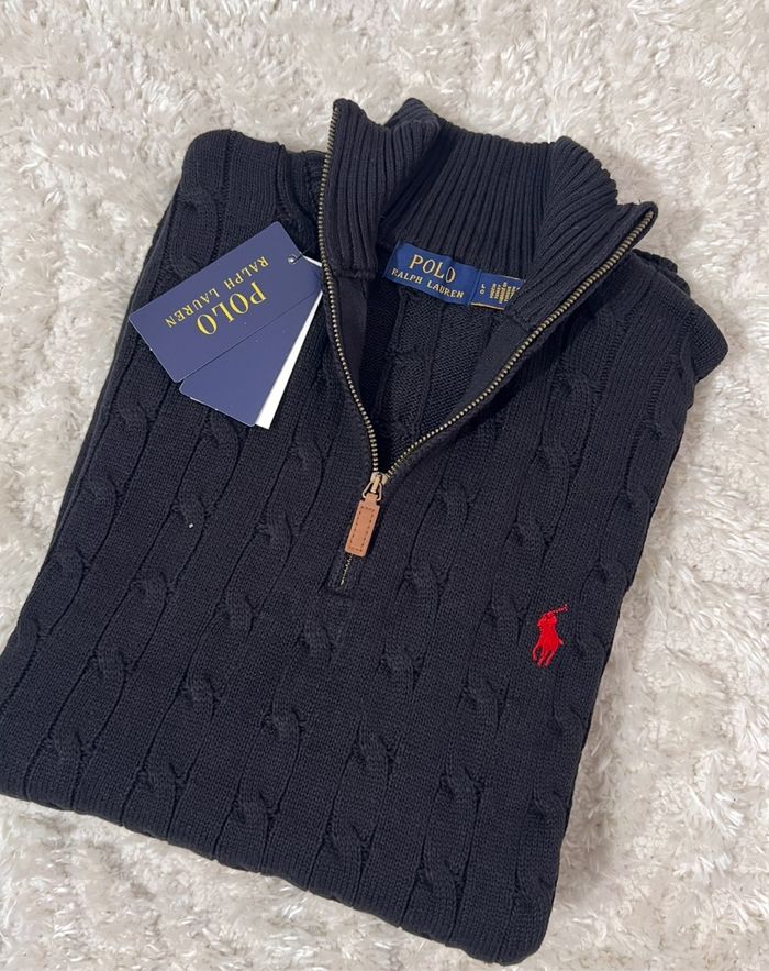 Pull polo Ralph Lauren torsadée - photo numéro 2