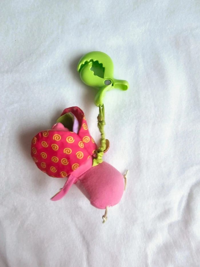 Magnifique peluche papillon fil ressort - photo numéro 4