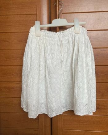 Jupe femme Neuf rue mazarine M/L broderie anglaise