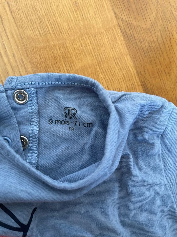 T-shirt La Redoute fille taille 9 mois - photo numéro 3